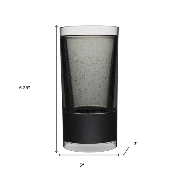 Black Tritan Plastic Straight Shape Stemless Highball Glass Homeroots Kitchen & Dining