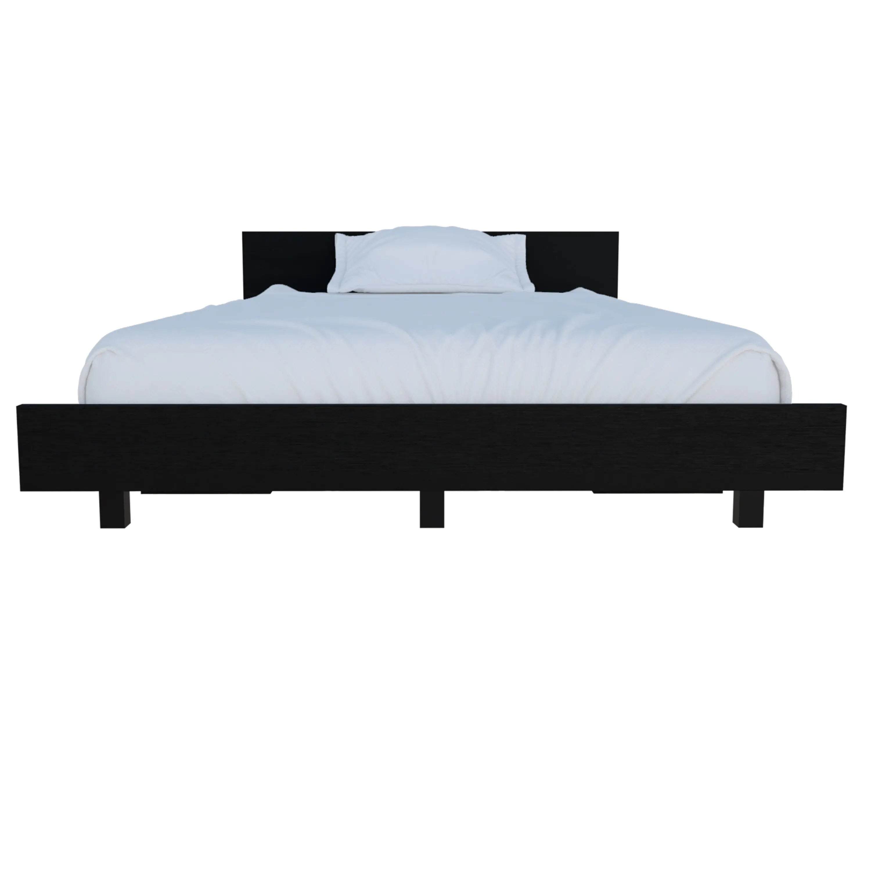 Black Wood Twin Bed Frame Homeroots Bed & Bath