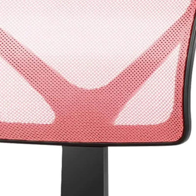 Black and Pink Adjustable Height Swivel Rolling Office Chair Homeroots Office