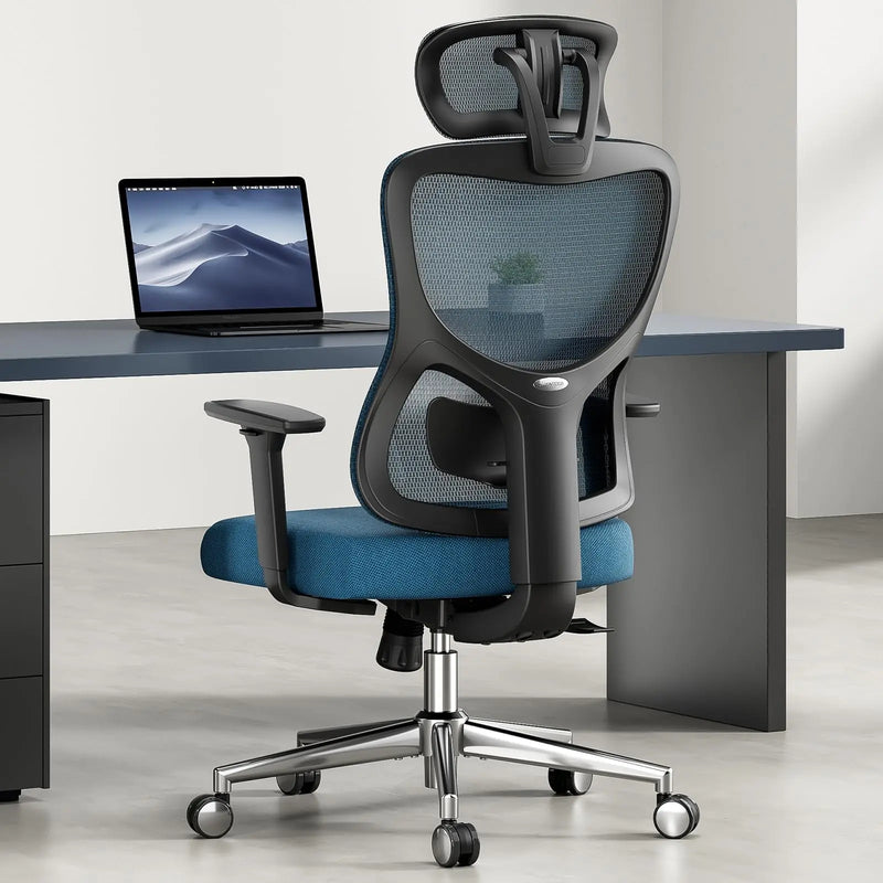 Black and Silver Adjustable Height Swivel Rolling Office Chair Homeroots Office