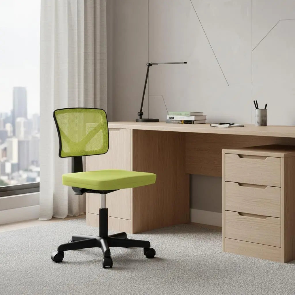Black and Yellow Adjustable Height Swivel Rolling Office Chair Homeroots Office