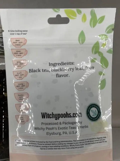 Blackberry Black Tea Witchy Pooh's Exotic Teas & Herbs