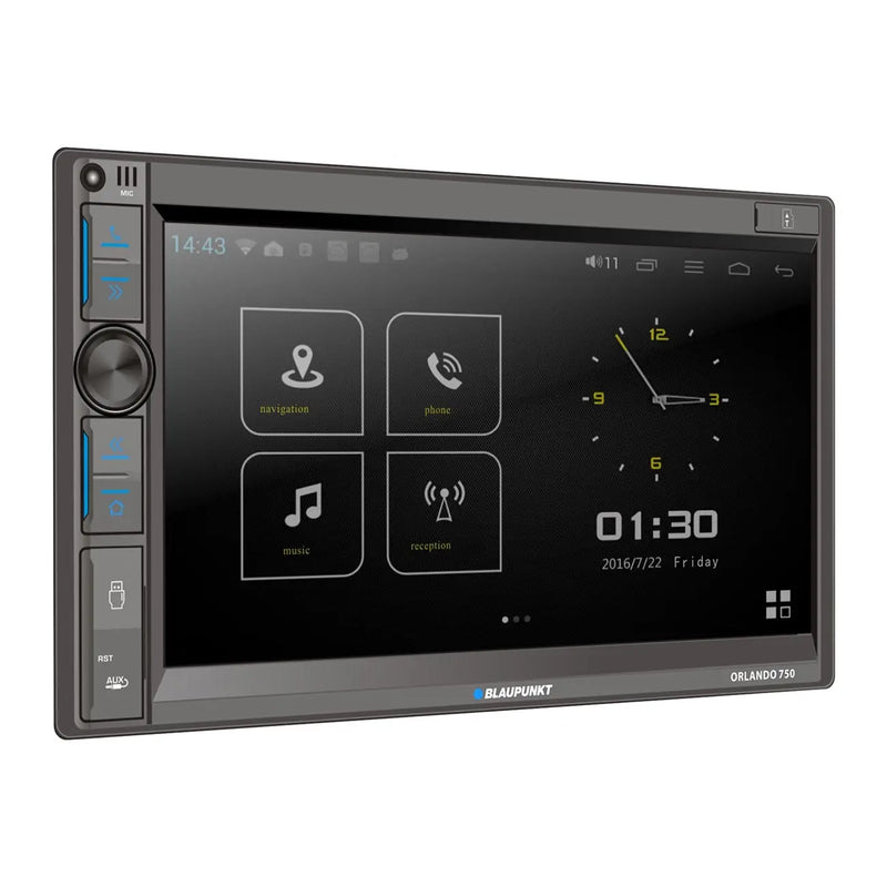 Blaupunkt 6.95″ Double Din Mechless Receiver With Wireless Apple Carplay / Android Auto & Bluetooth Blaupunkt