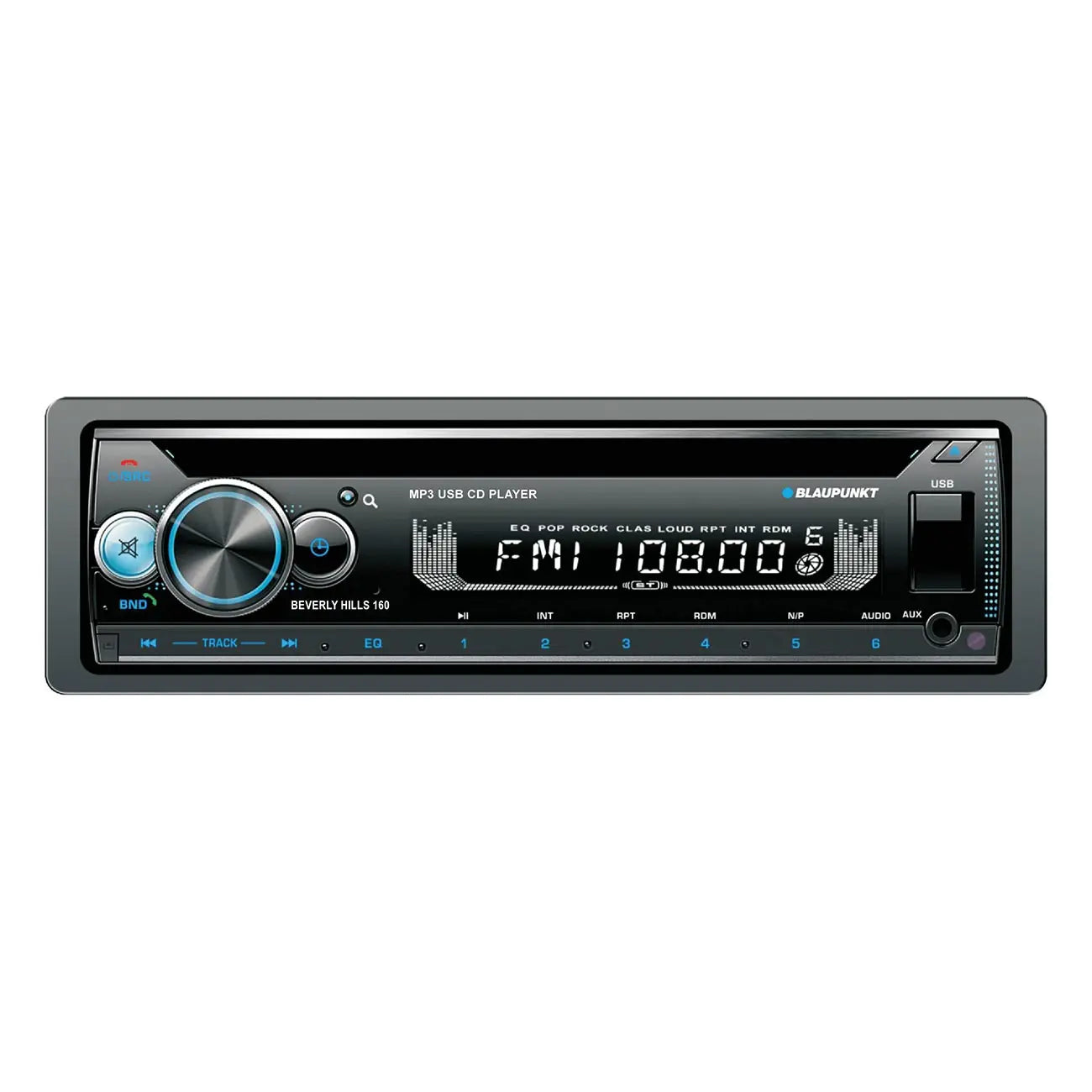 Blaupunkt Detachable Face Dvd/cd Receiver With Bluetooth Usb/sd Inputs & Remote Blaupunkt
