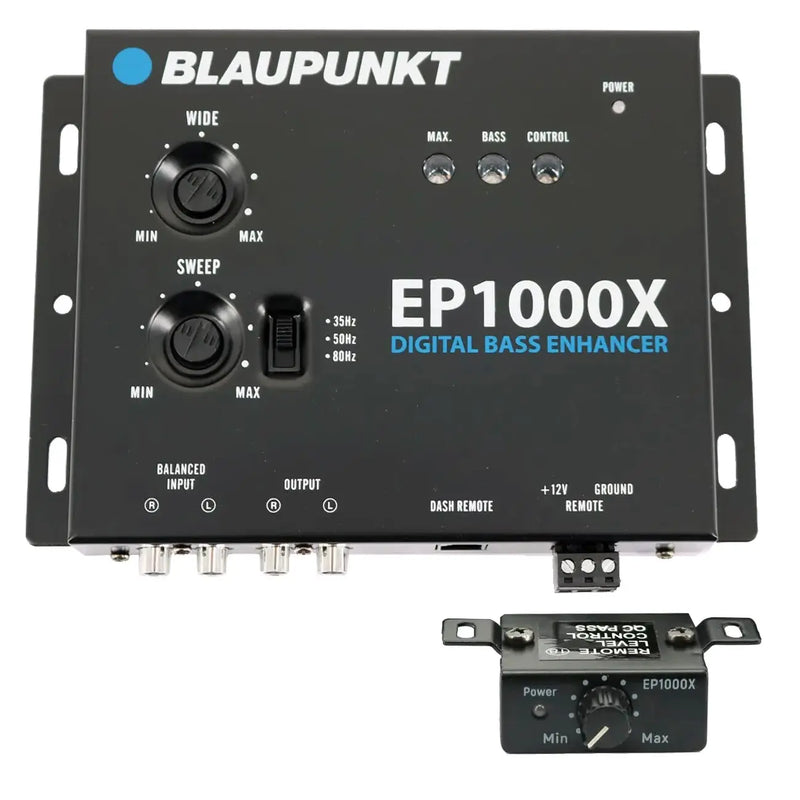Blaupunkt Digital Bass Enhancer Processor With Dash Mount Control Blaupunkt
