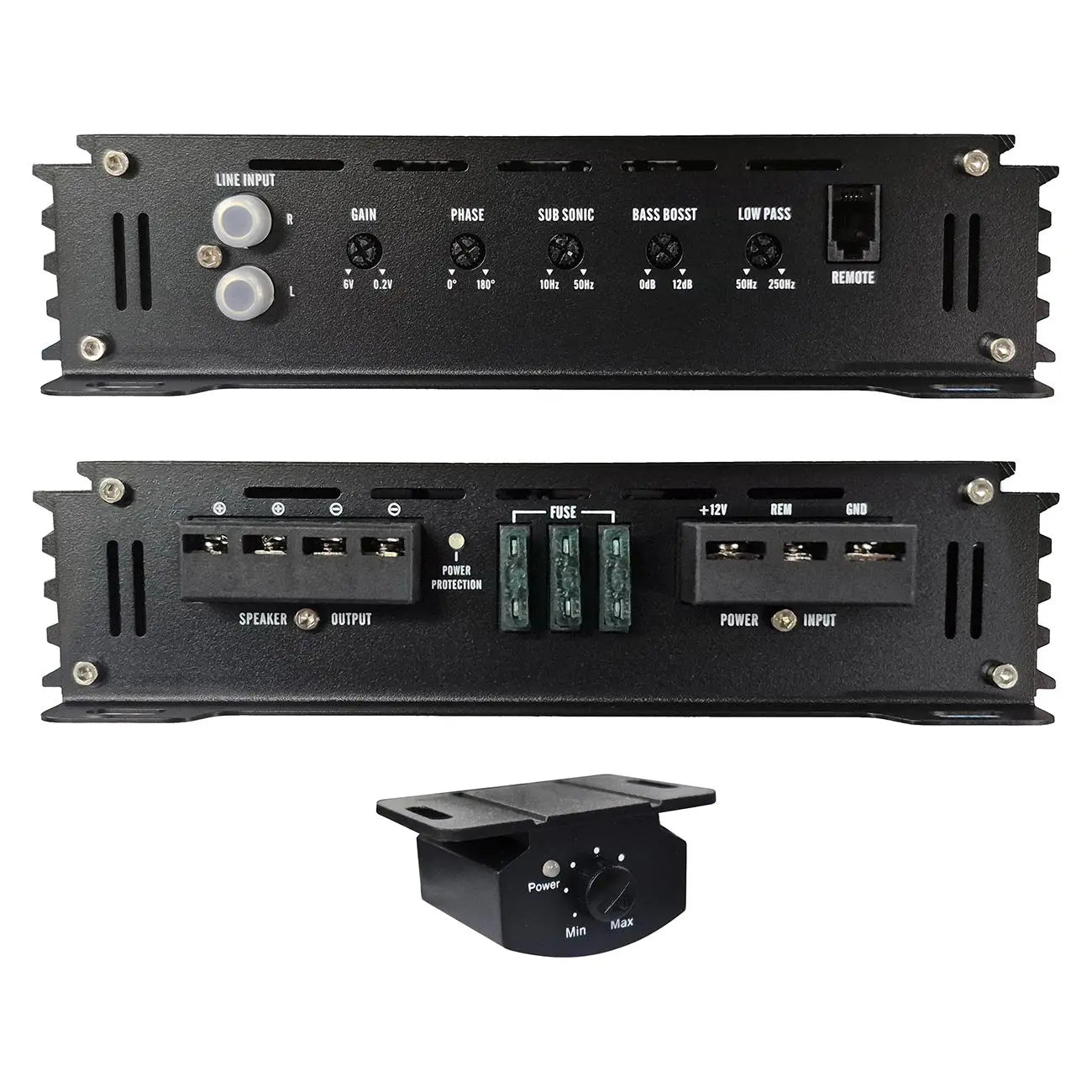 Blaupunkt Hx-series Monoblock D-class Power Amplifier 1200 Watts Rms Blaupunkt