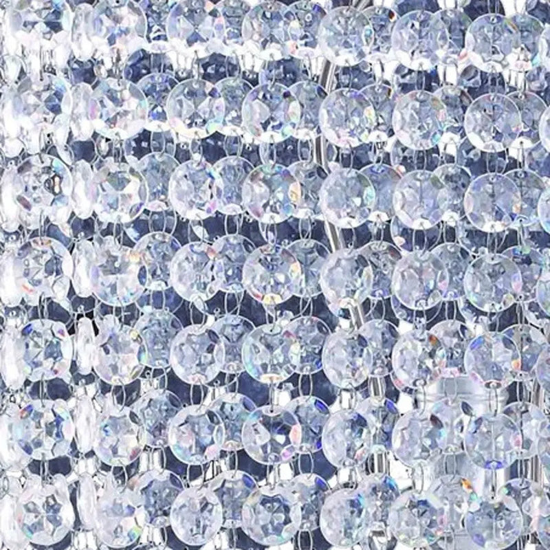 Bling Glam Faux Crystal Rectangular Table Lamp Homeroots Lighting