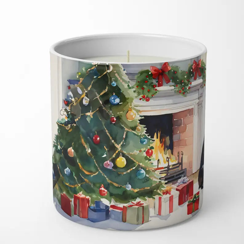 Bloodhound Cozy Christmas Decorative Soy Candle Caroline's Treasures