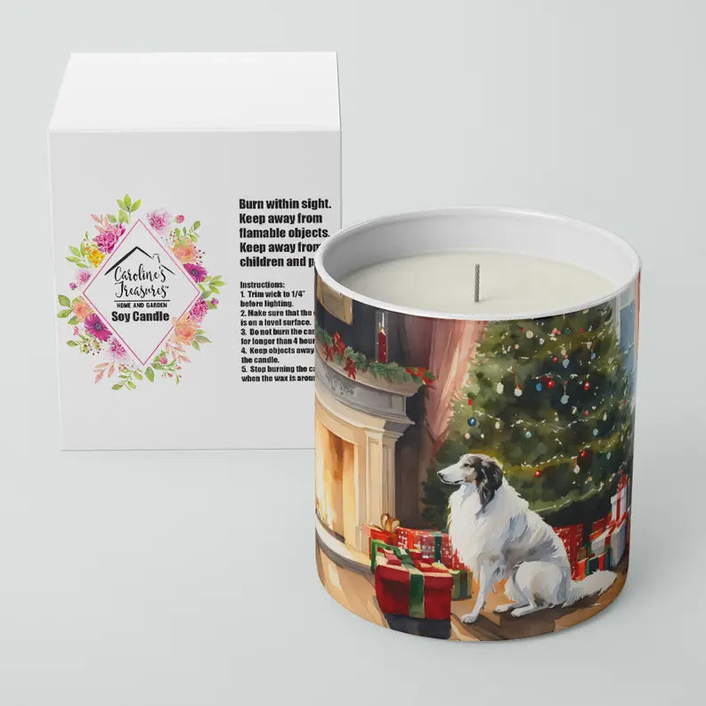 Bloodhound Cozy Christmas Decorative Soy Candle Caroline's Treasures