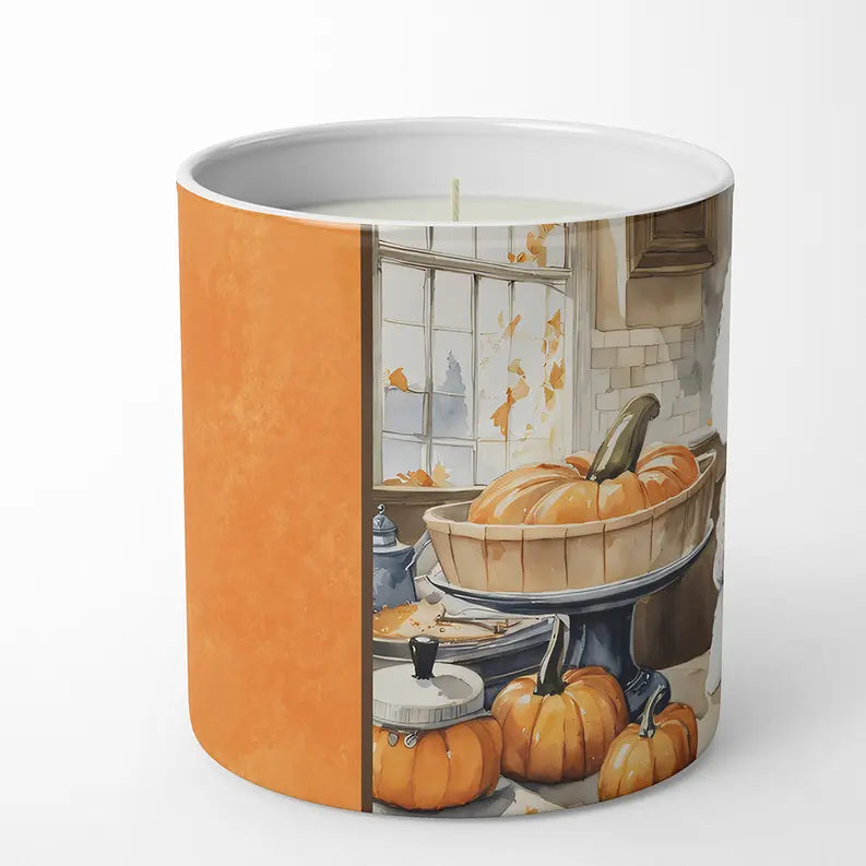 Bloodhound Fall Kitchen Pumpkins Decorative Soy Candle Caroline's Treasures