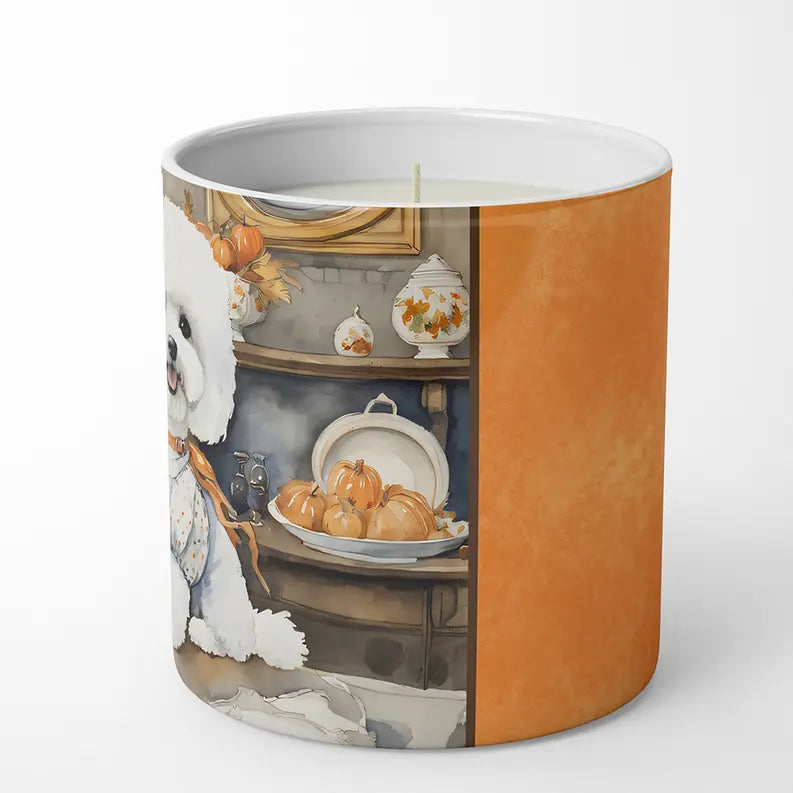 Bloodhound Fall Kitchen Pumpkins Decorative Soy Candle Caroline's Treasures