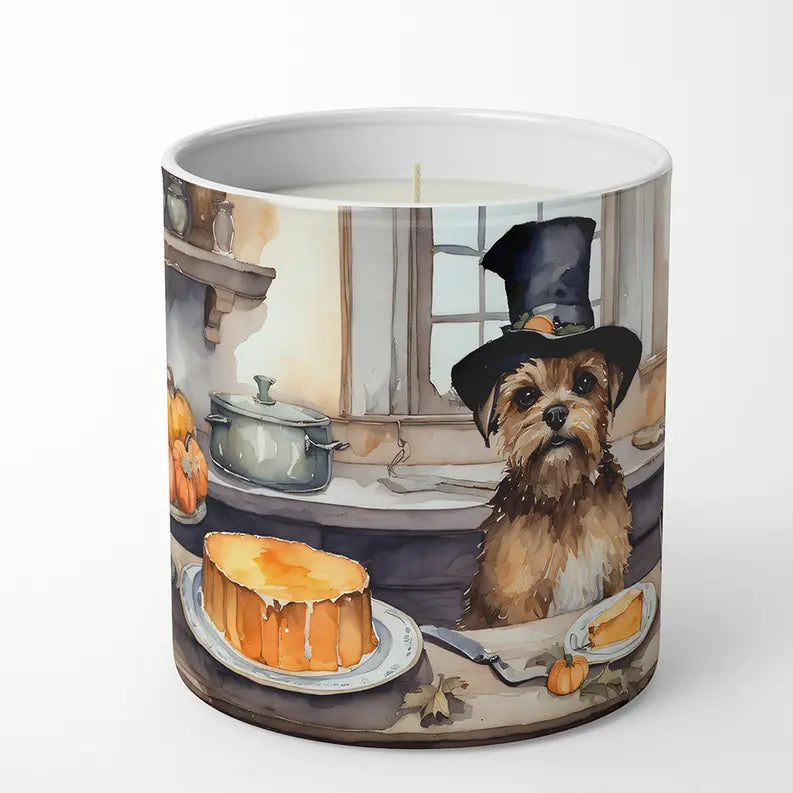 Bloodhound Fall Kitchen Pumpkins Decorative Soy Candle Caroline's Treasures