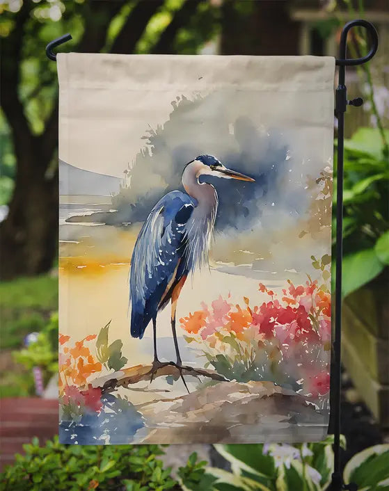 Blue Heron Garden Flag Caroline's Treasures
