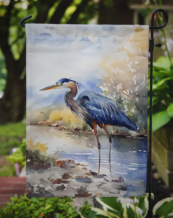 Blue Heron Garden Flag Caroline's Treasures