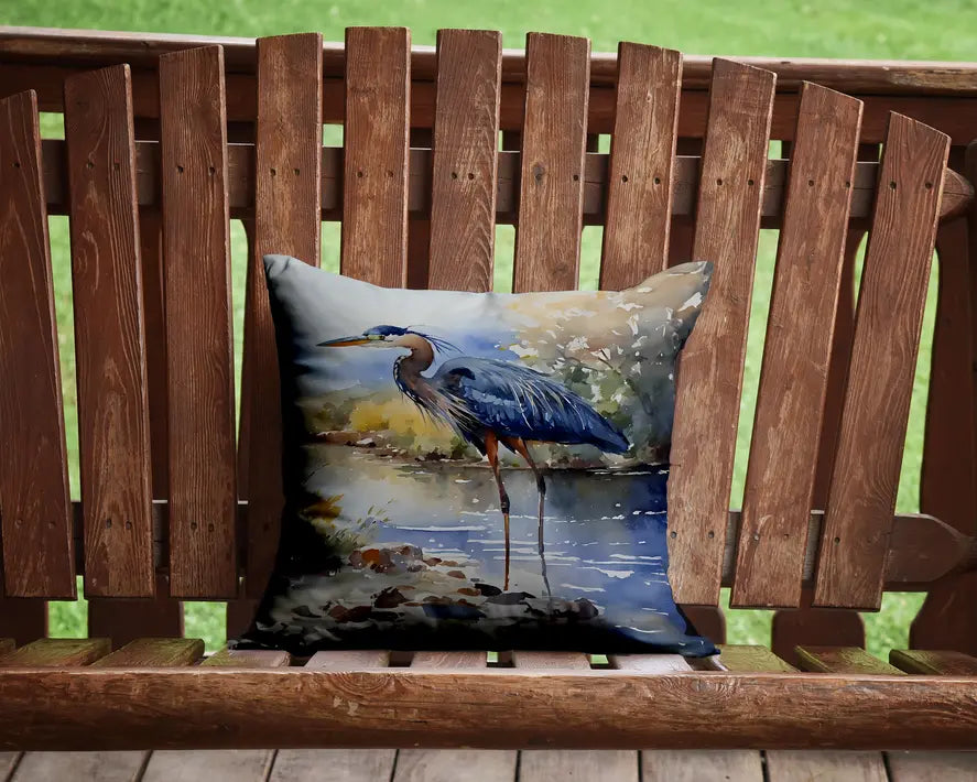 Blue Heron Pair of Pot Holders Caroline's Treasures