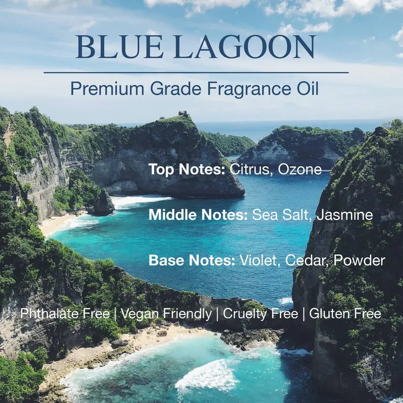 Blue Lagoon Classy Candle Starline Artist Production