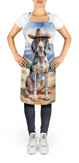 Bluetick Coonhound Cowboy Welcome Apron Caroline's Treasures