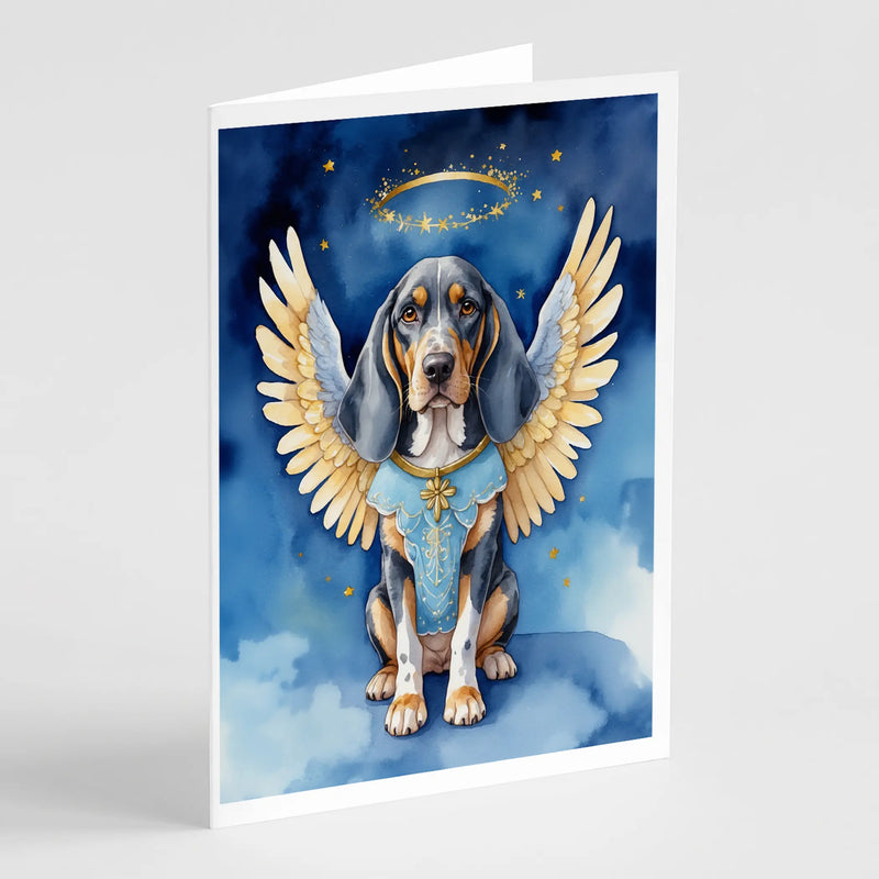 Bluetick Coonhound My Angel Greeting Cards Pack of 8 Caroline's Treasures