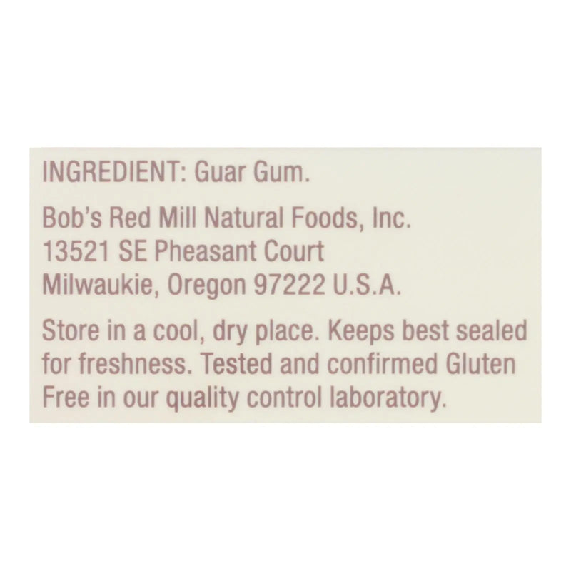 Bob's Red Mill - Guar Gum - Case Of 5-8 Oz Bob's Red Mill