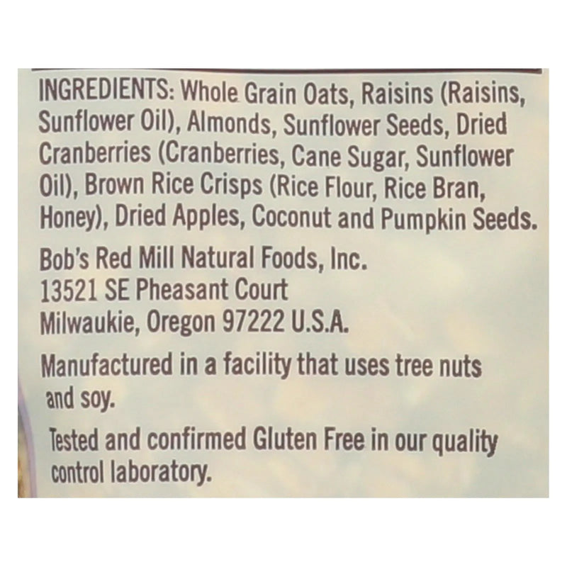 Bob's Red Mill - Muesli Gluten Free - European Style - Case Of 4-16 Oz Bob's Red Mill