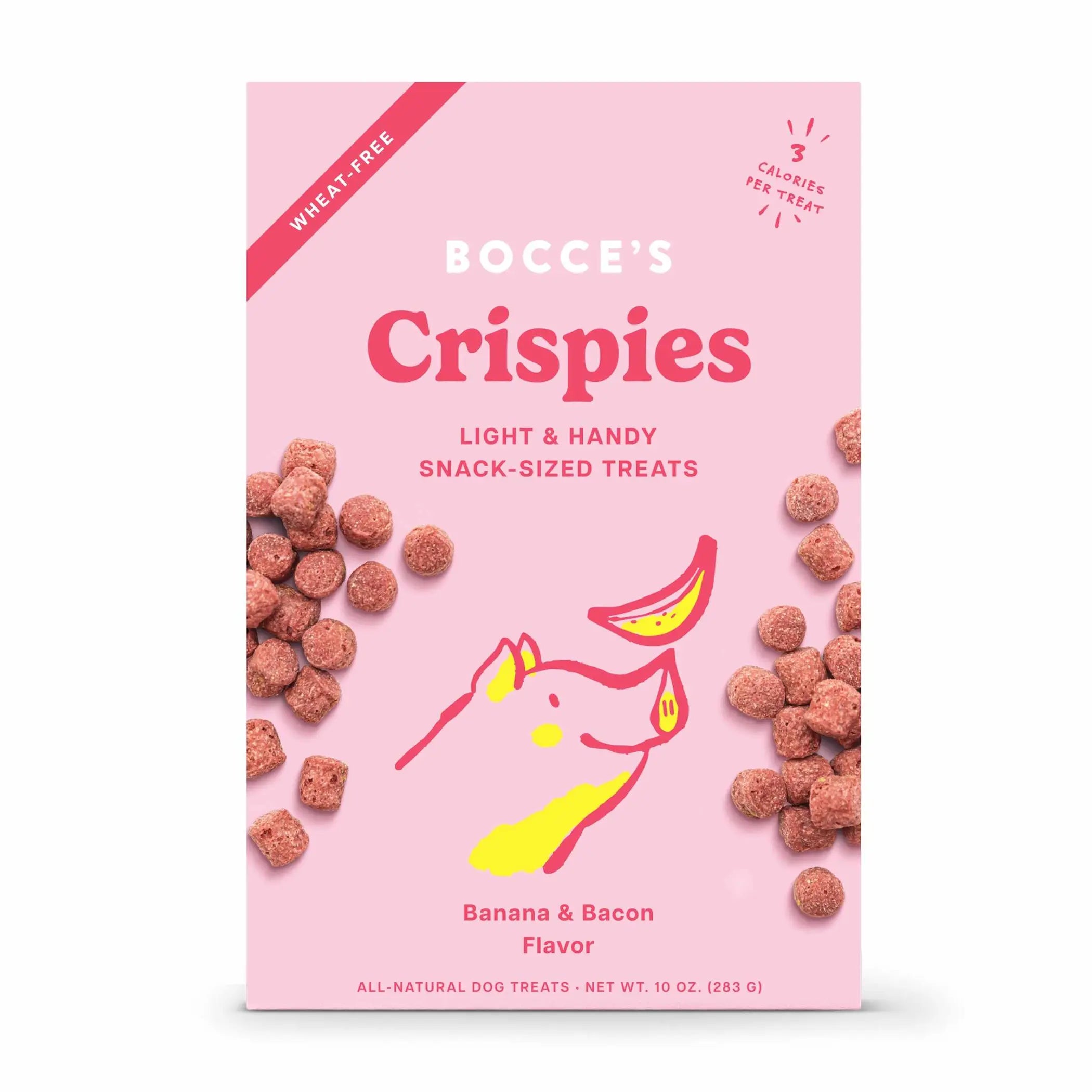 Bocce's Bakery Banana + Bacon Crispies Dog Treats 10oz Bocce's Bakery