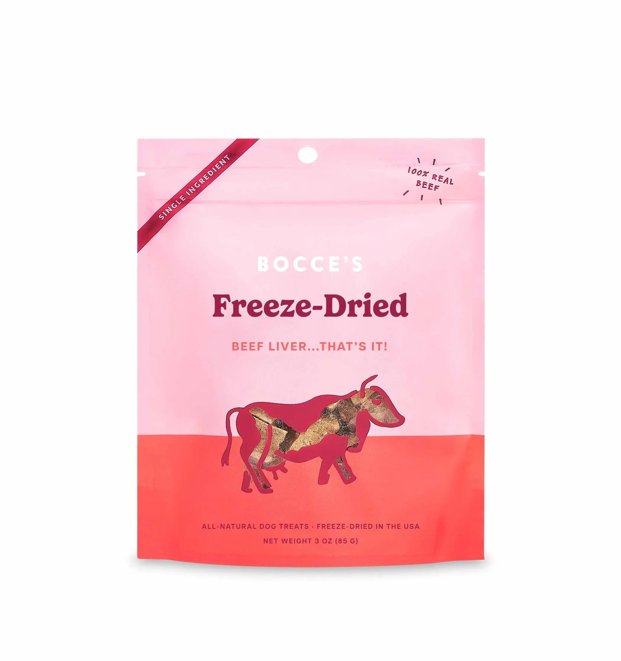 Bocce's Bakery Beef Liver Freeze Dried Treats 3oz Bocce's Bakery