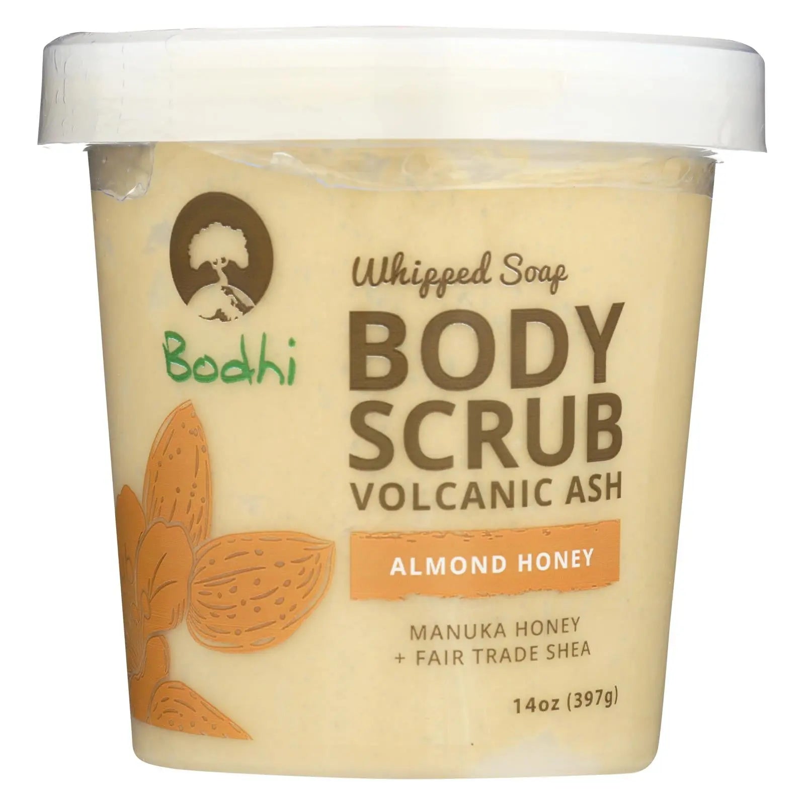 Bodhi - Body Scrub - Almond Honey - Case Of 1 - 14 Oz. Bodhi