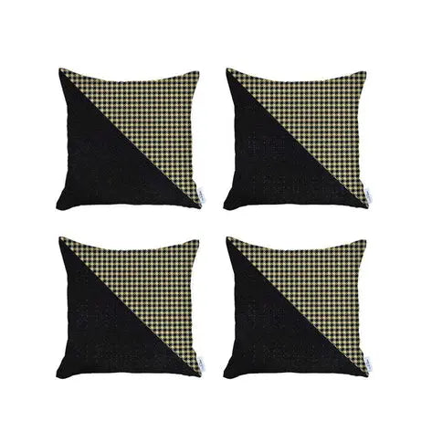 Boho-Chic Houndstooth Jacquard Throw Pillow MIKE & Co. NEW YORK