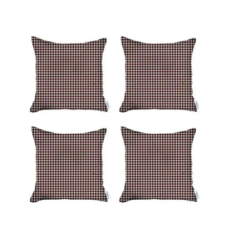 Boho-Chic Houndstooth Jacquard Throw Pillow MIKE & Co. NEW YORK