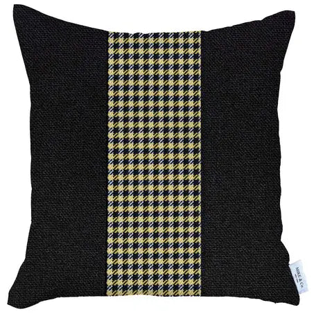 Boho-Chic Houndstooth Jacquard Throw Pillow MIKE & Co. NEW YORK