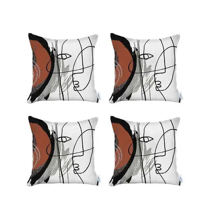 Boho-Chic Printed Jacquard Throw Pillow Covers MIKE & Co. NEW YORK