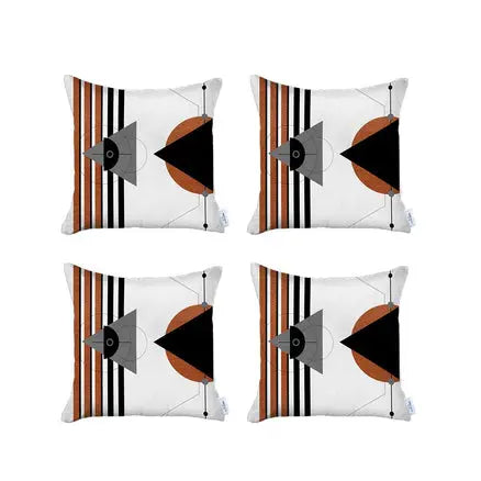 Boho-Chic Printed Jacquard Throw Pillow Covers MIKE & Co. NEW YORK