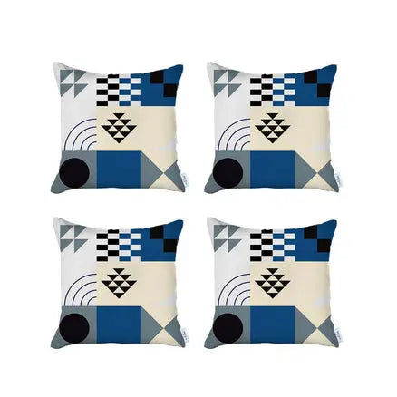 Boho-Chic Printed Jacquard Throw Pillow Covers MIKE & Co. NEW YORK