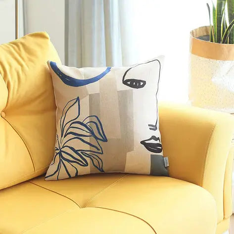 Boho-Chic Printed Jacquard Throw Pillow Covers MIKE & Co. NEW YORK