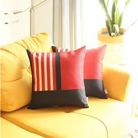 Boho-Chic Printed Jacquard Throw Pillow Covers MIKE & Co. NEW YORK