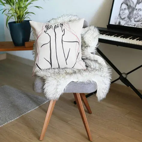 Boho-Chic Printed Jacquard Throw Pillow MIKE & Co. NEW YORK