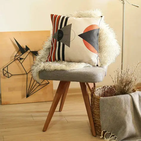 Boho-Chic Printed Jacquard Throw Pillow MIKE & Co. NEW YORK