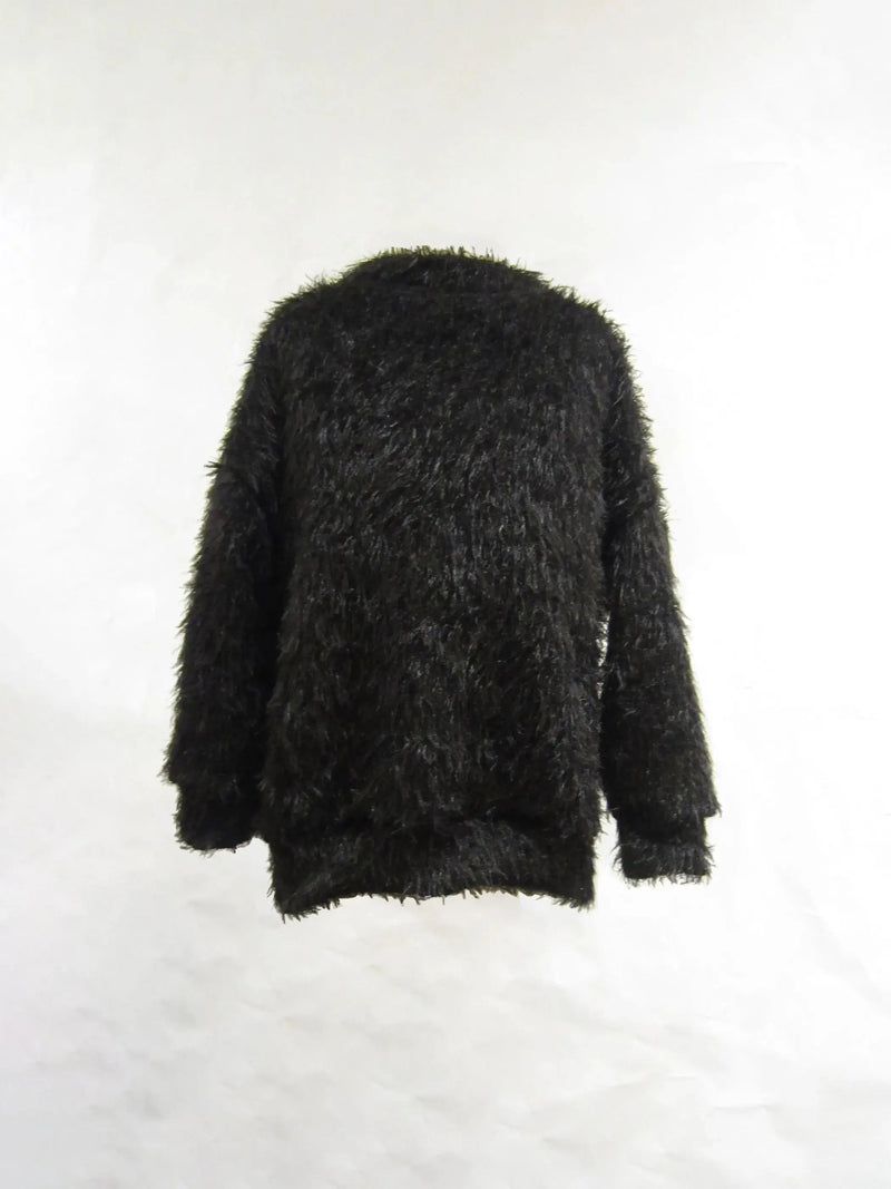 Boho Shaggy Tunic Pullover Little Mass