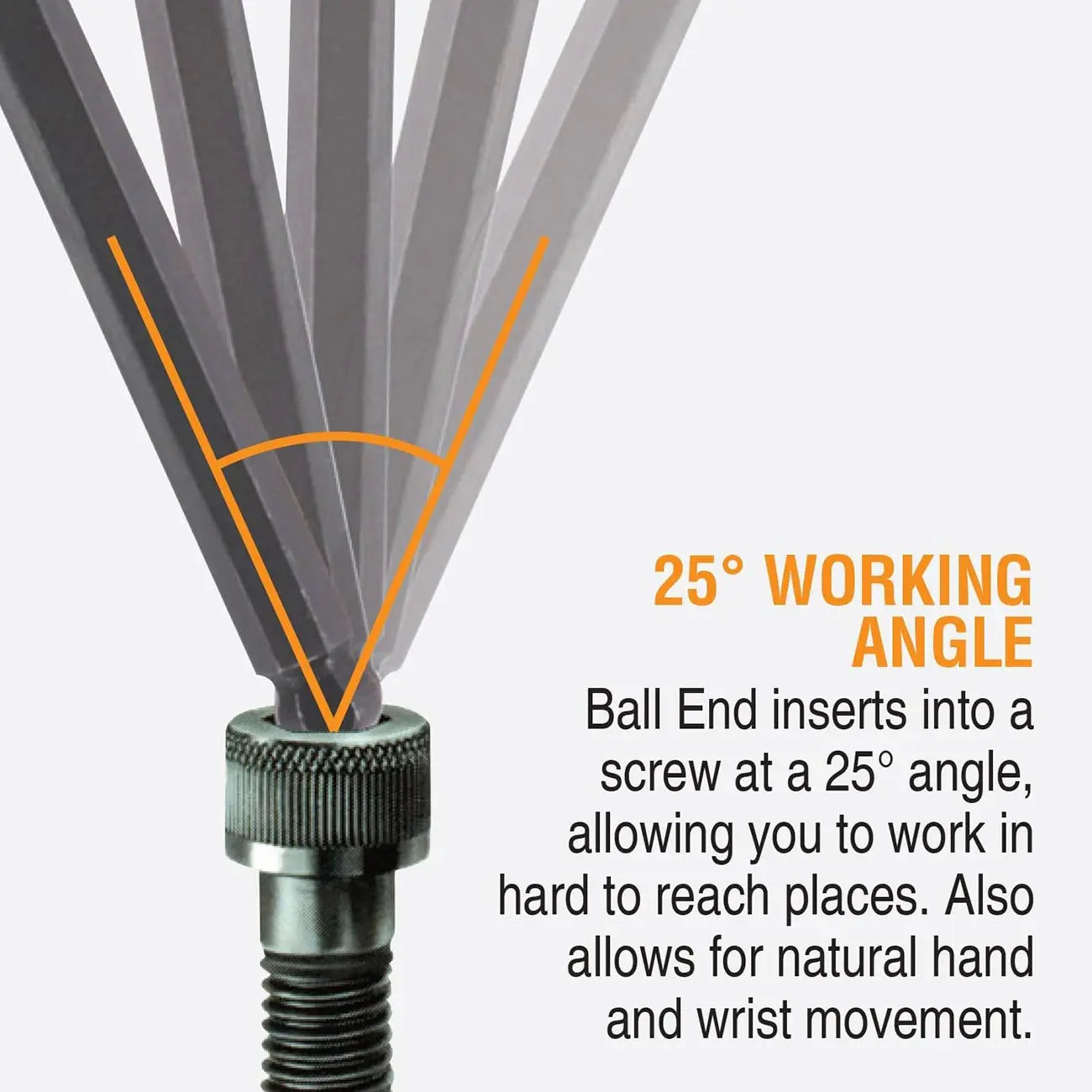 Bondhus Balldriver Metric Hex Ball End Screwdrivers 1.5mm To 10mm (9 Piece) BONDHUS