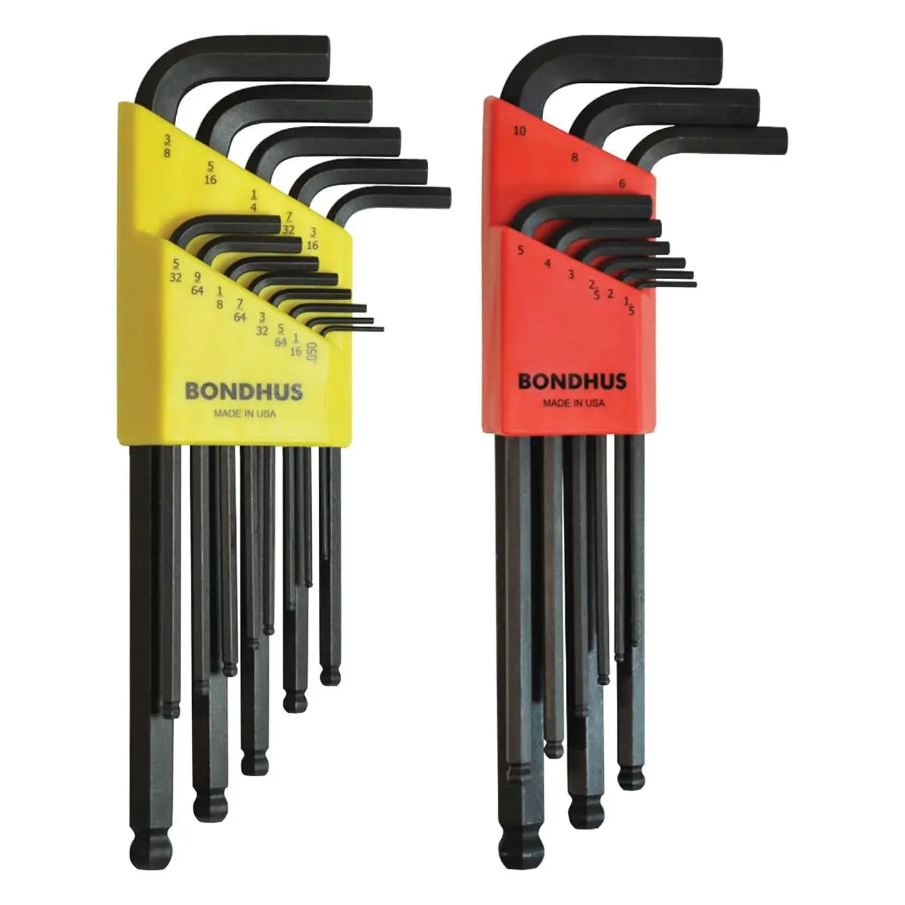 Bondhus Balldriver Metric/sae Ball End Hex L-keys Double Set (22 Piece) BONDHUS