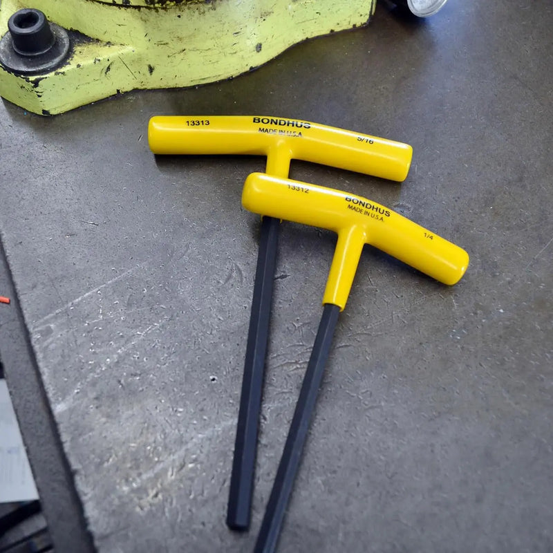 Bondhus Balldriver Sae Hex Long T-handle Wrenches  3/32" To 3/8" (10 Piece) BONDHUS