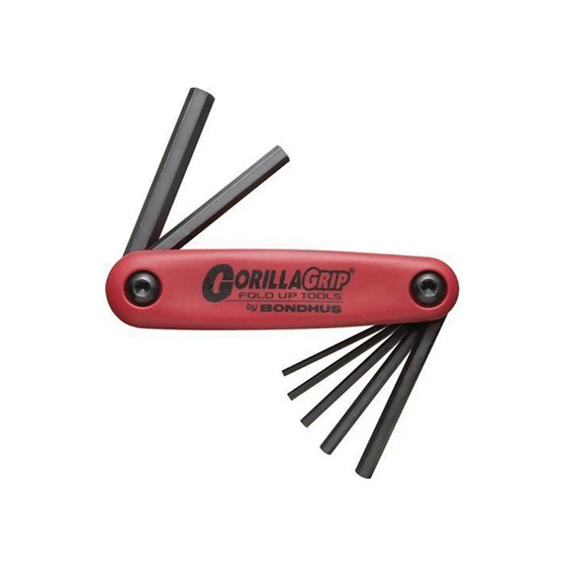 Bondhus Foldup Tool Triple Pack: Sae Hex Metric Hex & Torx (24 Tips) BONDHUS