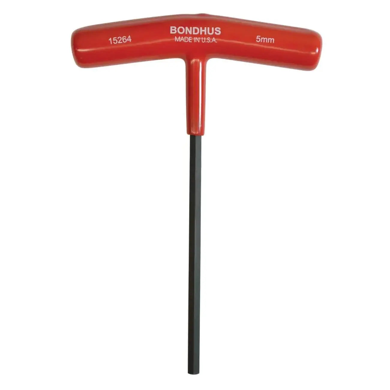 Bondhus Metric Hex T-handle Wrench: 5mm X 6" Length BONDHUS