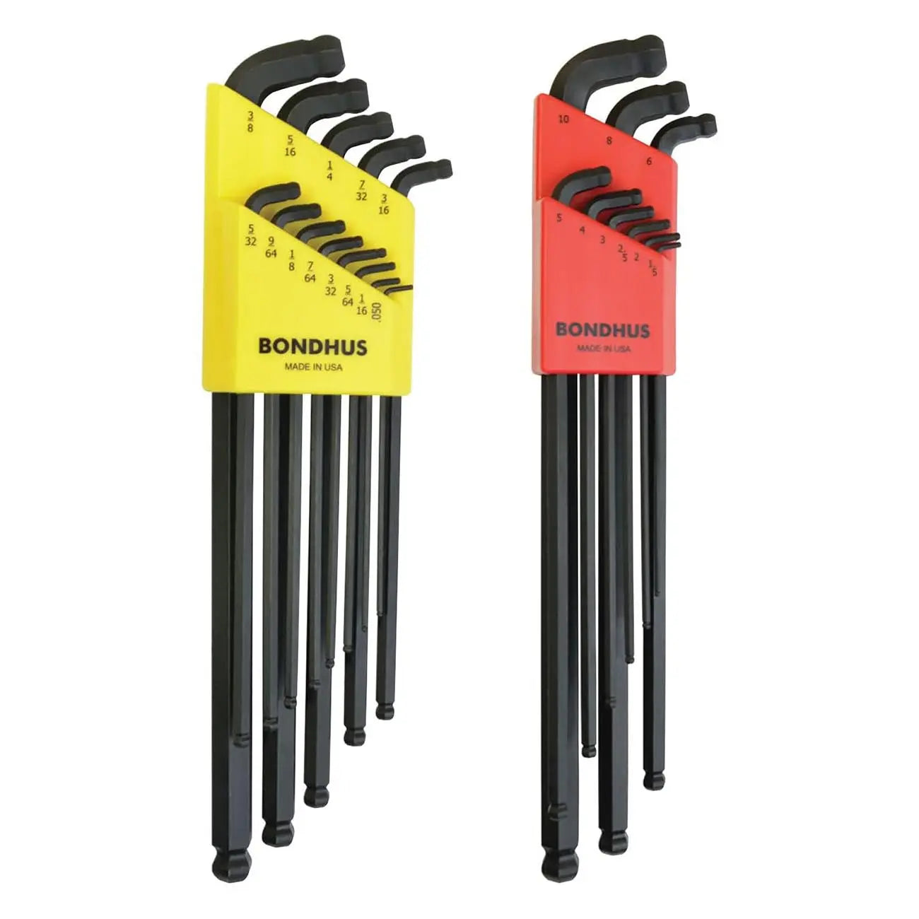 Bondhus Stubby Metric/sae Maxtorque™ Double Ball End Hex Long L-keys Double Set (22 Piece) BONDHUS