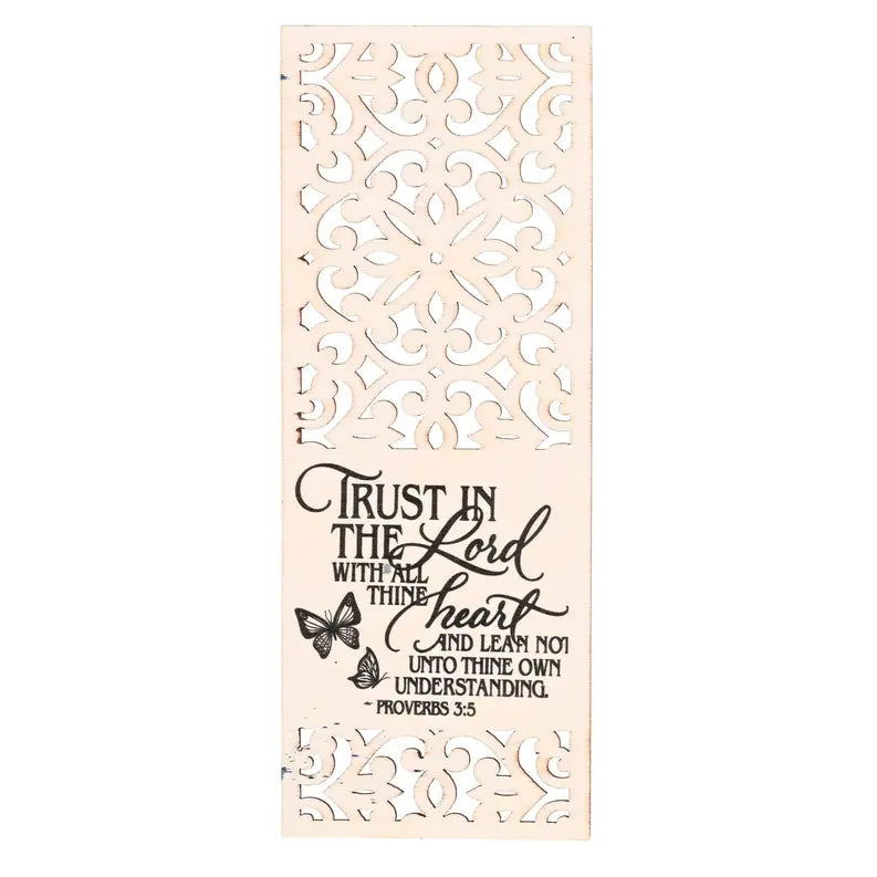 Bookmark Laser Cut MDF Trust In The Lord Dicksons Inc