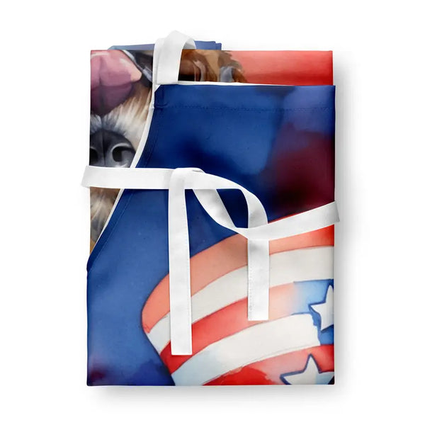Border Terrier Patriotic American Apron Caroline's Treasures