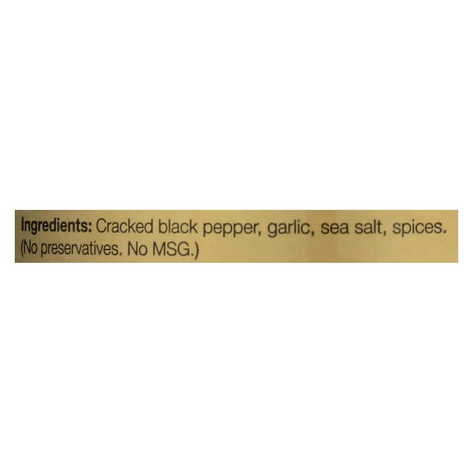 Borsari - Seasoning Salt Crack Pepr - Cs Of 6-4 Oz A.a. Borsari