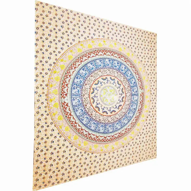 Botanical Garden Theme Wall Decoration Full Size Tapestry Wild Lotus
