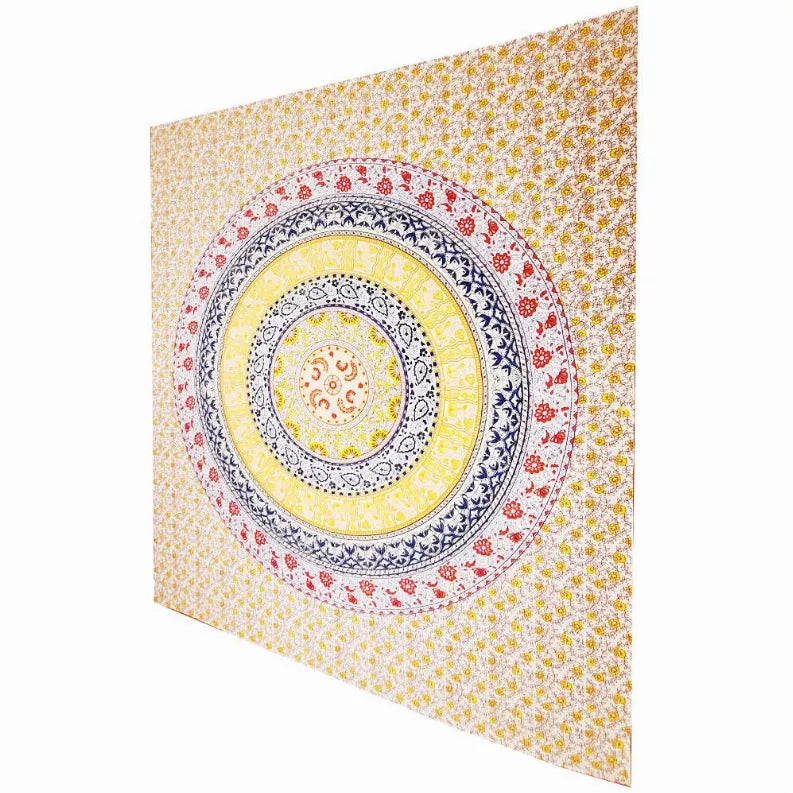 Botanical Garden Theme Wall Decoration Full Size Tapestry Wild Lotus
