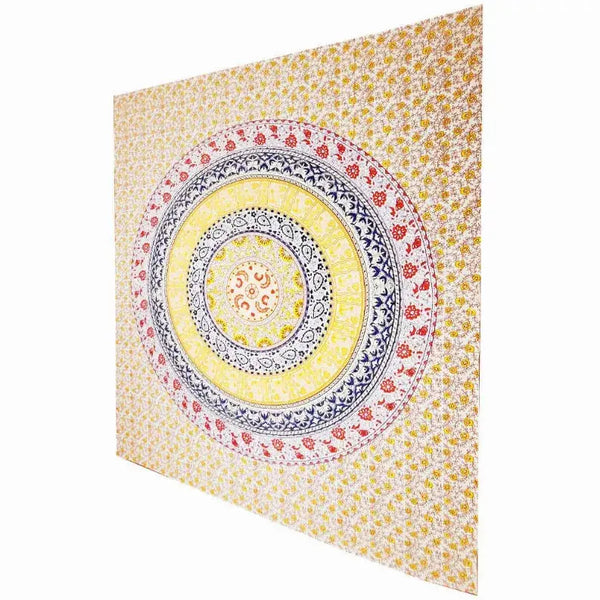 Botanical Garden Theme Wall Decoration Full Size Tapestry Wild Lotus